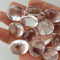 Clear Qtz - Q1/A Tumbled - 200gms Clear Qtz - Q1/A Tumbled - 200gms